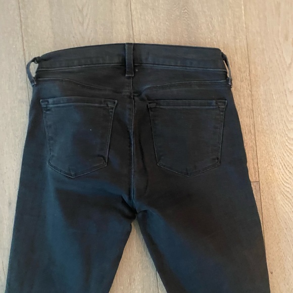 J brand skinny leather pieced jeans - Picture 5 of 10